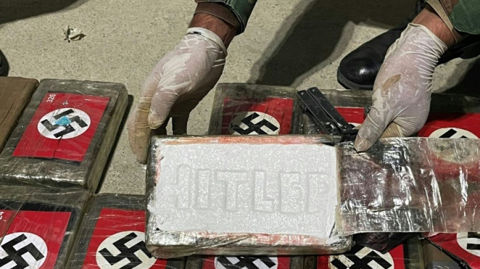 P&eacute;rou: saisie de 58 kg de coca&iuml;ne floqu&eacute;e de symboles nazis