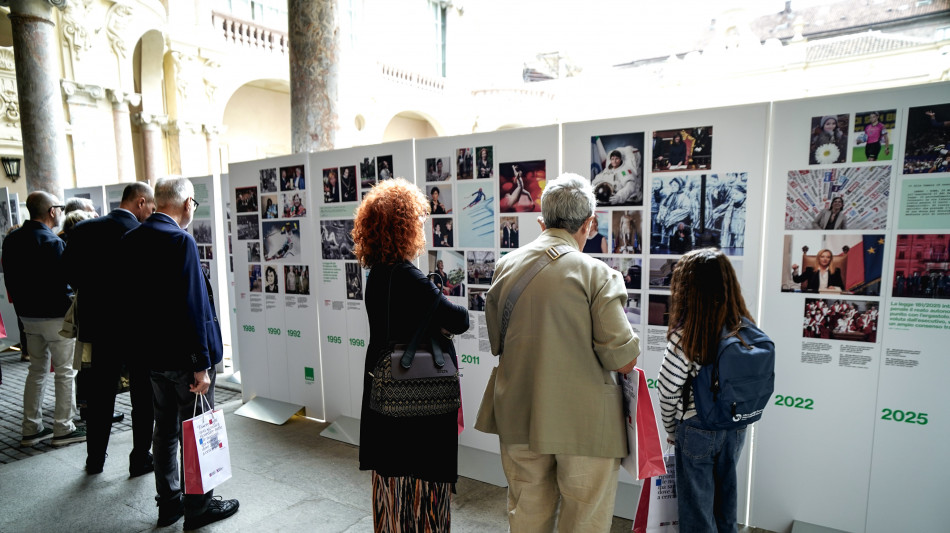 Inaugurata oggi a Torino la mostra ANSA 'Le donne della Repubblica'