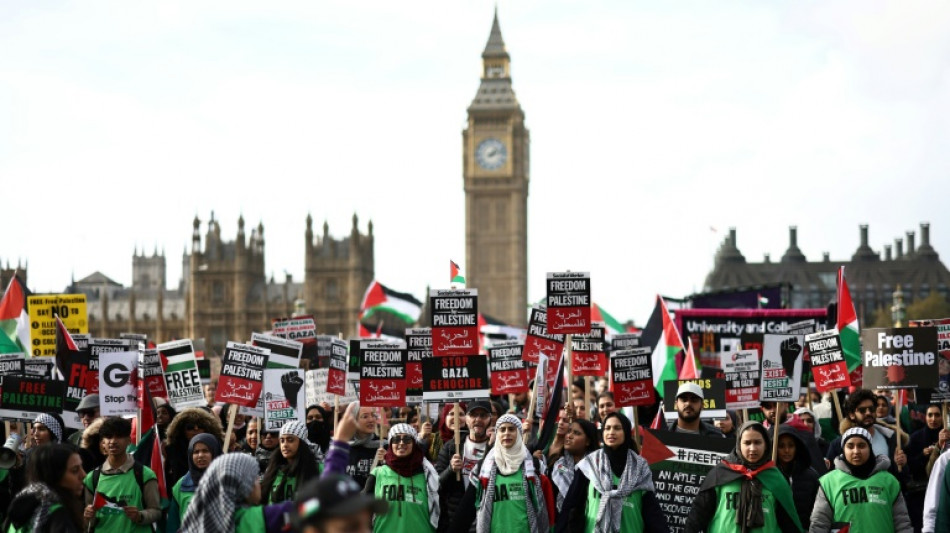 Thousands march for Palestinians in UK, France, Switzerland
