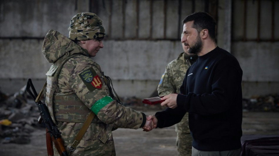 Zelenski visita la regi&oacute;n ucraniana de Jers&oacute;n, parcialmente ocupada por Rusia