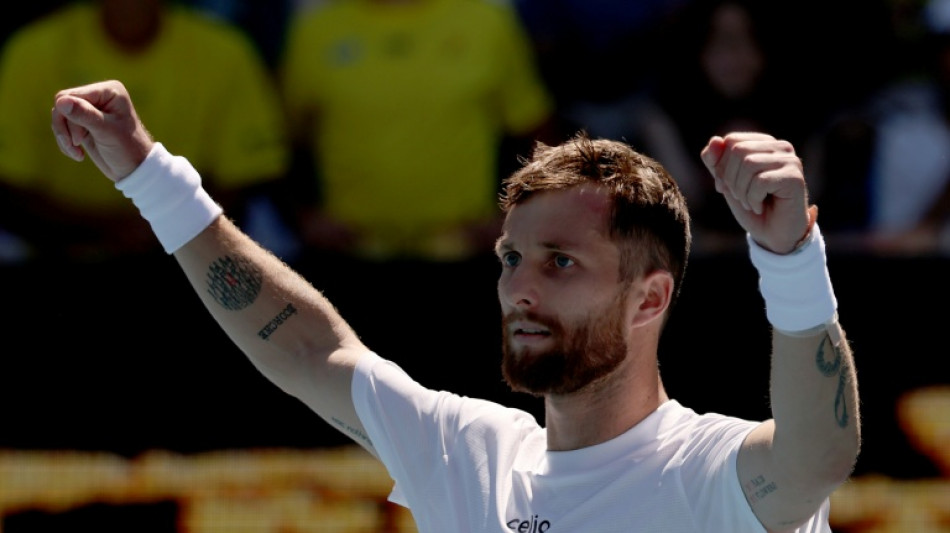 France's Moutet booed for underarm match point serve in Melbourne