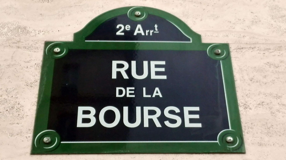 Borsa: l'Europa conclude debole, Parigi -0,5%