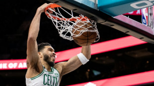 Tatum half century as Celtics pound Hornets, Curry saves Warriors