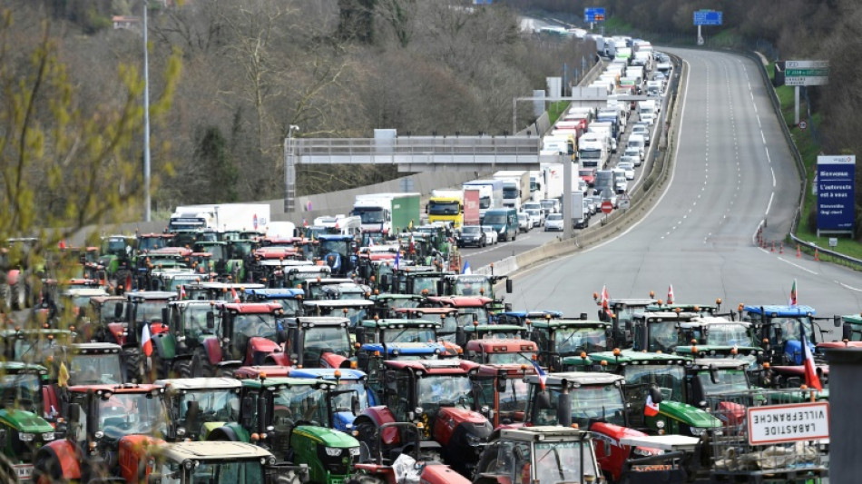 Les agriculteurs espagnols et fran&ccedil;ais bloquent la fronti&egrave;re pour "peser" sur les europ&eacute;ennes