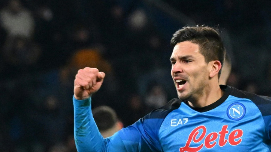 Super-sub Simeone continues Napoli's title march as champions Milan crumble