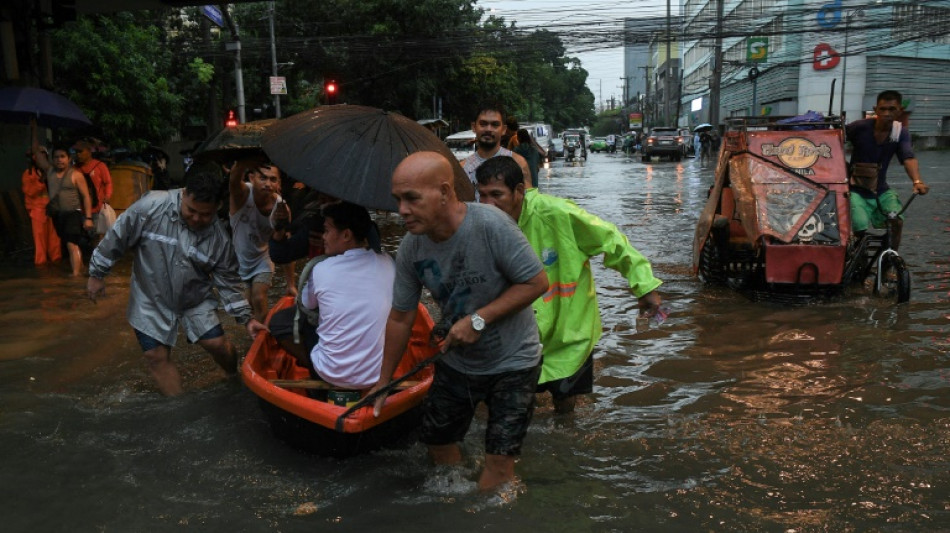 Streets turned into rivers as Typhoon Gaemi hits Philippines