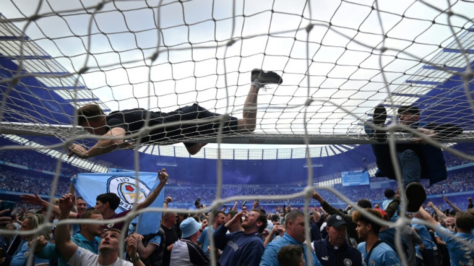 Man City fined &pound;260,000 for final day pitch invasion