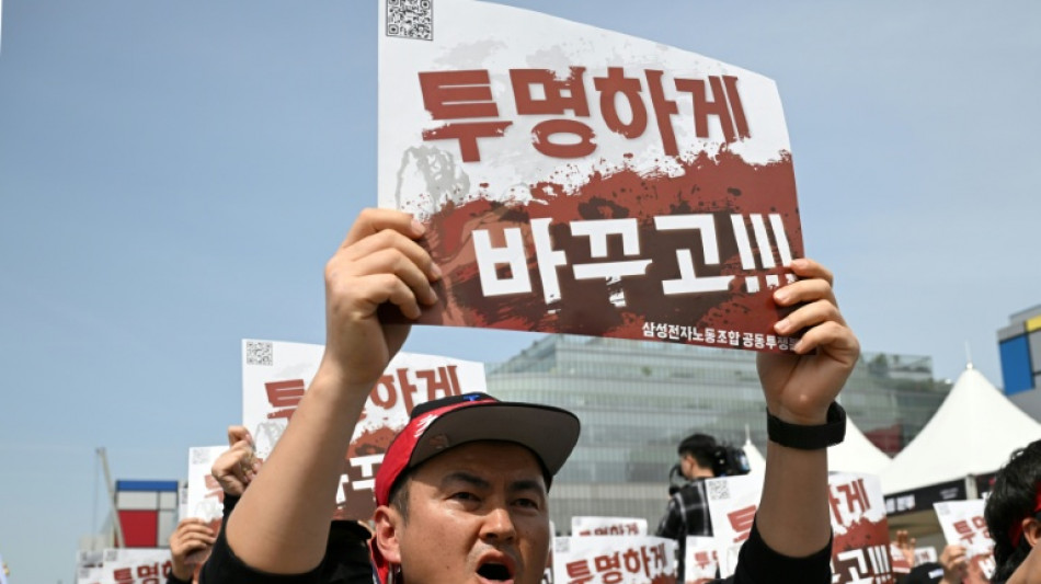 South Korea's Samsung workers rally in thousands as strike looms