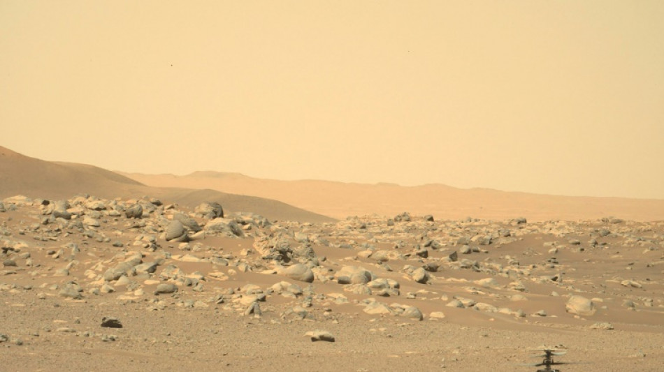 La NASA restablece contacto con su helicóptero en Marte