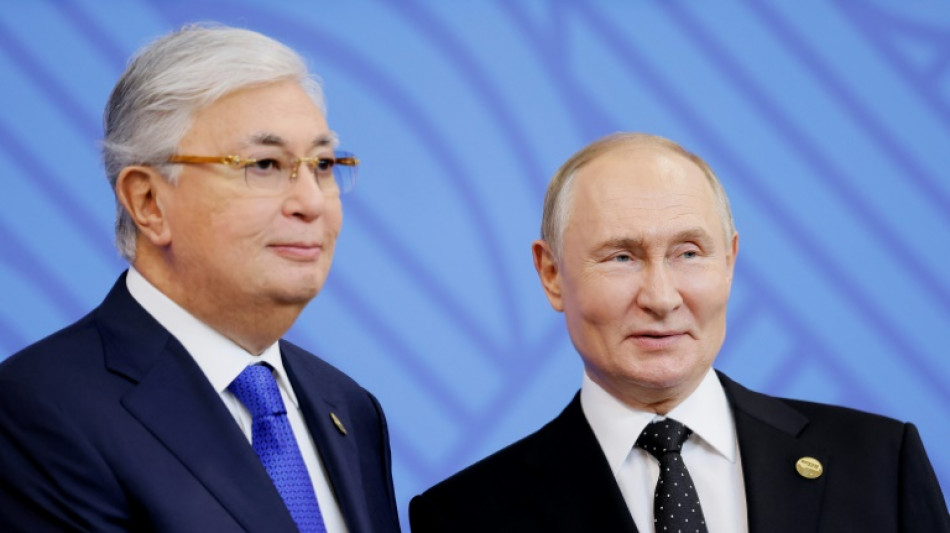 Poutine en visite de deux jours au Kazakhstan, son "v&eacute;ritable alli&eacute;"