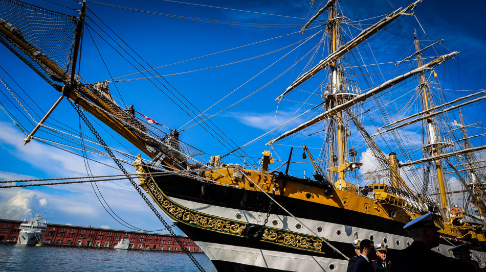 L'Amerigo Vespucci a Civitavecchia dal 28 maggio al 3 giugno