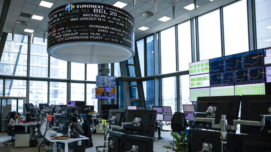 Borsa: l'Europa debole tra economia Usa e trimestrali