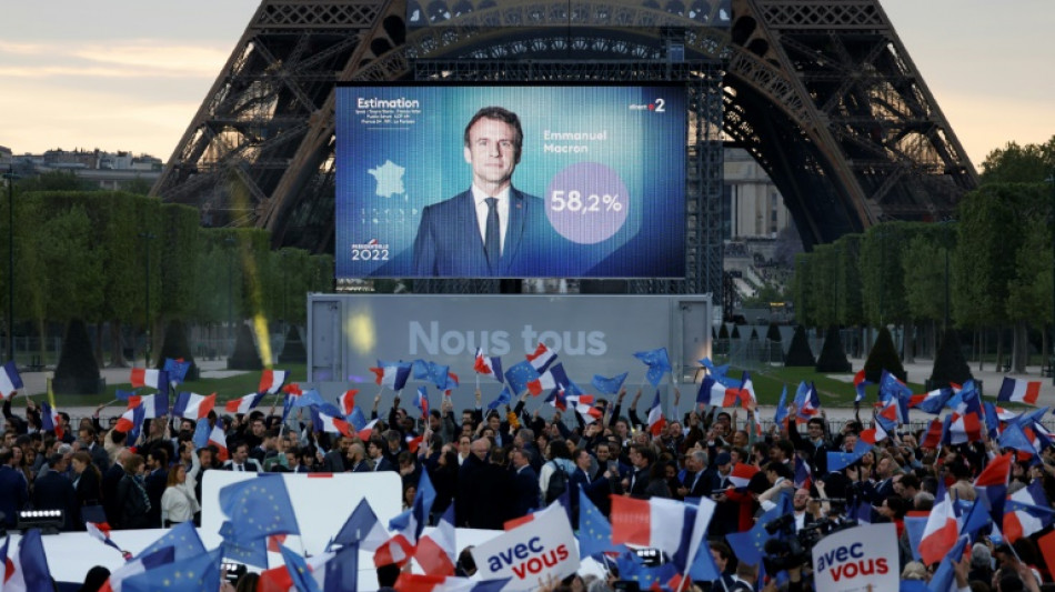 Frankreichs Pr&auml;sident Macron wiedergew&auml;hlt