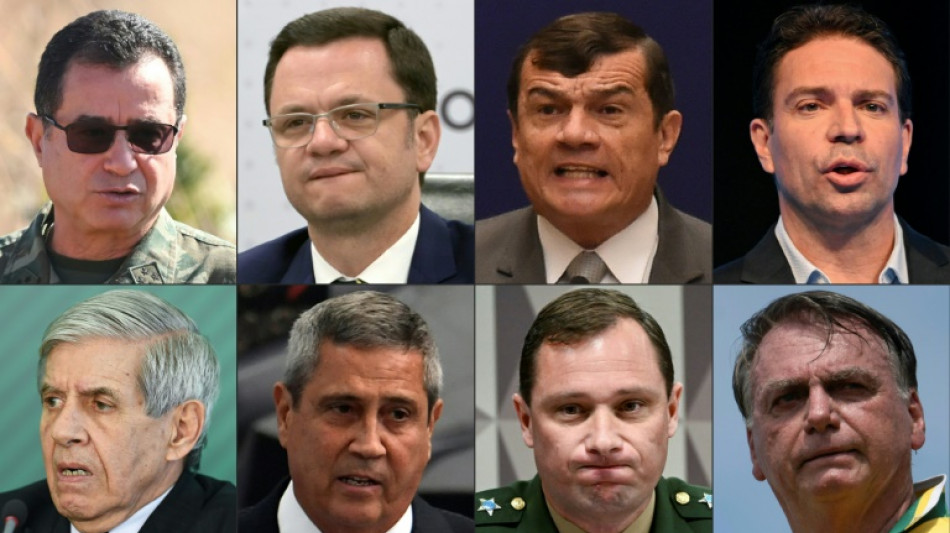 Jair Bolsonaro y sus colaboradores: los ocho acusados de golpismo en Brasil