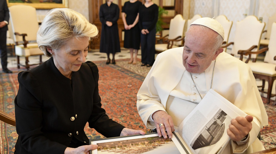 Von der Leyen,eredit&agrave; Francesco guider&agrave; a mondo pi&ugrave; giusto