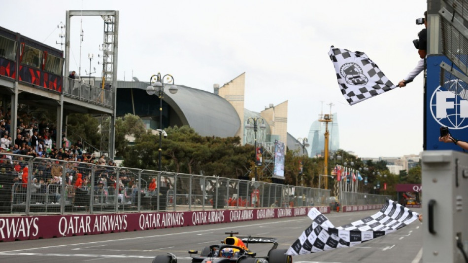 Verstappen wins Azerbaijan GP as Piastri crashes out
