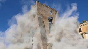 Worker dies after medieval tower partly collapses in Rome