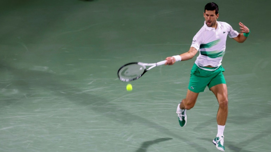 Tennis: Djokovic sans souci face &agrave; Musetti &agrave; Dubai pour son retour &agrave; la comp&eacute;tition