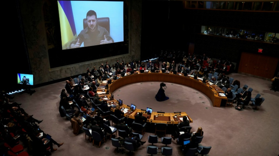 Selenskyj fordert vor UN-Sicherheitsrat Konsequenzen f&uuml;r Russland wegen Butscha