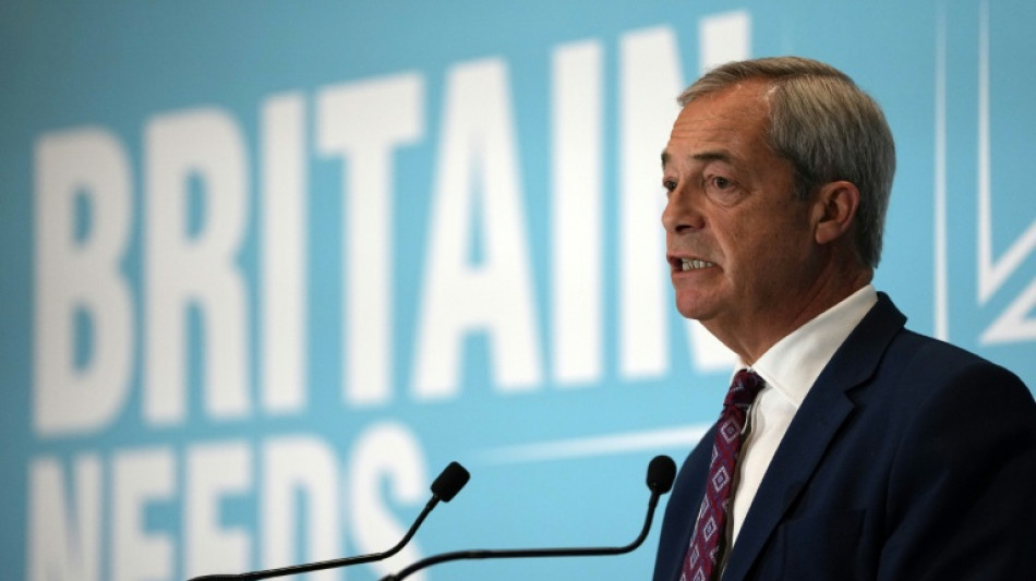 UK's Farage rallies in Scottish town hit by immigration protests