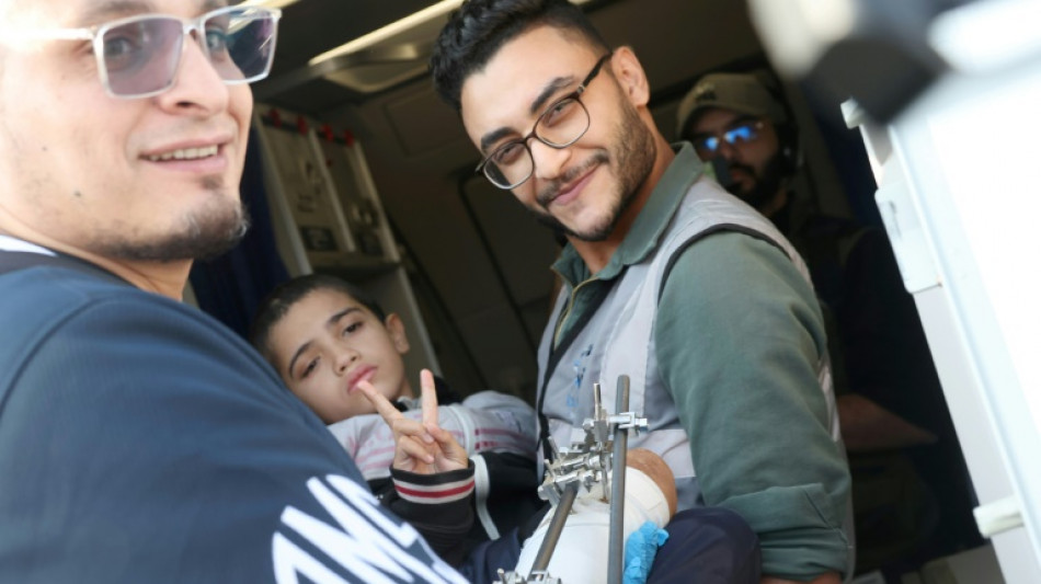 Un premier groupe d'enfants bless&eacute;s &agrave; Gaza &eacute;vacu&eacute;s aux Emirats