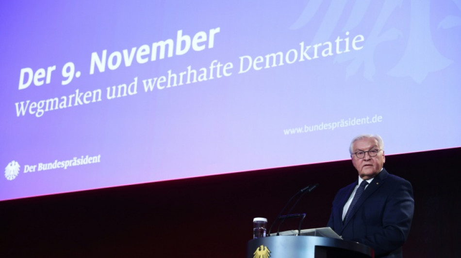 Gedenken zum 9. November: Steinmeier ruft zur Verteidigung der Demokratie auf