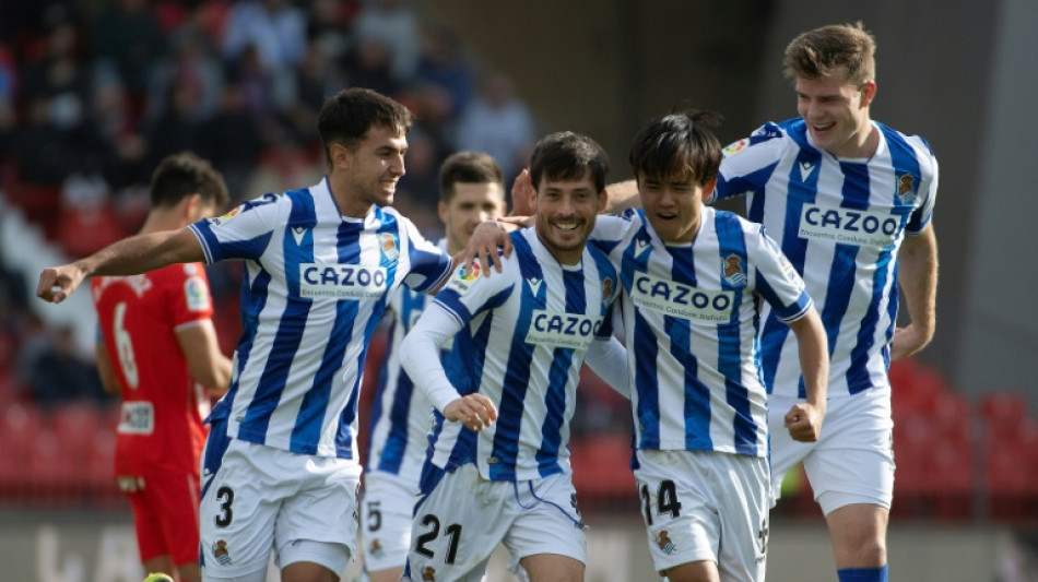 Real Sociedad win at Almeria to keep pressure on Liga leaders