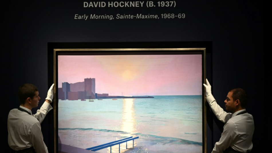 David Hockney ode to French Riviera sells for &pound;24 million