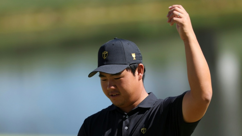 Tom Kim leads Asian Games golf in chase to avoid military service