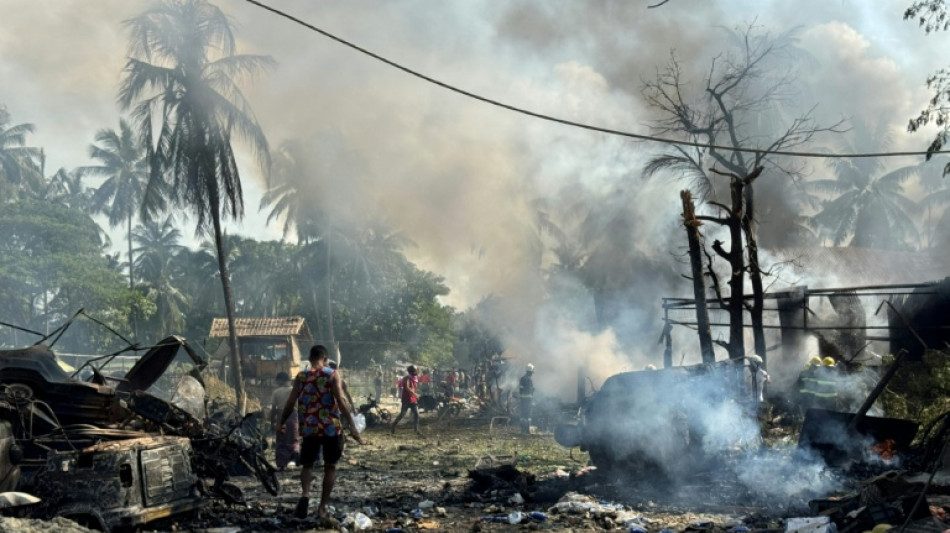 Myanmar airstrike toll hits 50 as families gather dead