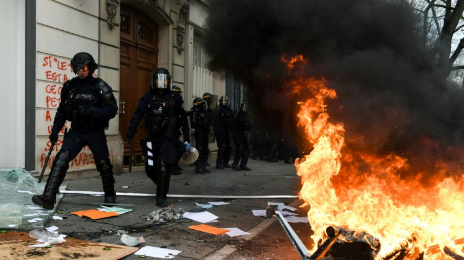 New clashes hit France in Macron pensions standoff