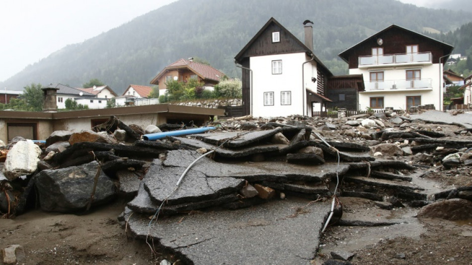 Ein Toter nach Unwettern und Erdrutschen in &Ouml;sterreich