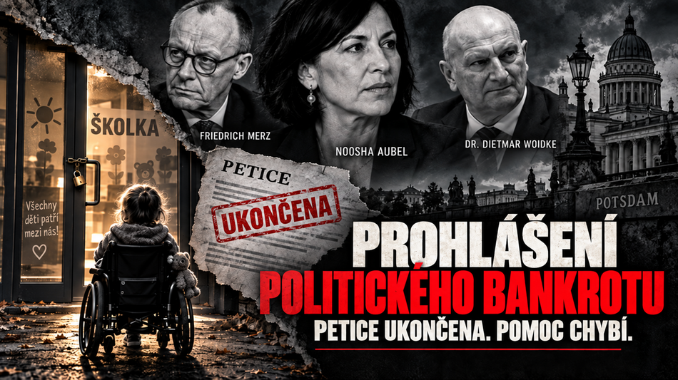 Noosha Aubel, CDU a SPD: Př&iacute;pad těžce postižen&eacute;ho d&iacute;těte v Postupimi je politick&yacute;m přizn&aacute;n&iacute;m bankrotu